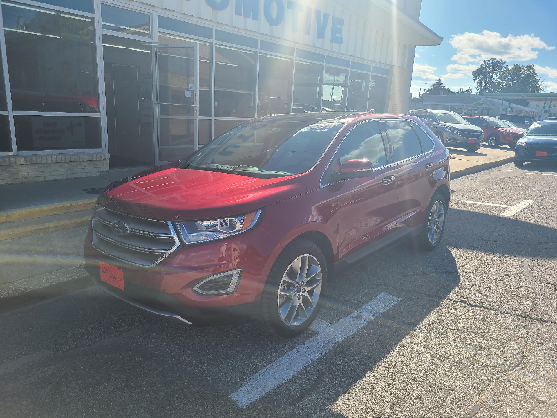 Certified 2016 Ford Edge Titanium with VIN 2FMPK4K99GBC66455 for sale in Creston, IA