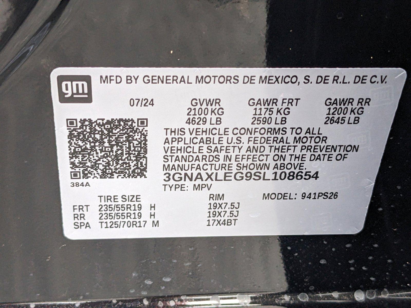 2025 Chevrolet Equinox Vehicle Photo in GREENACRES, FL 33463-3207