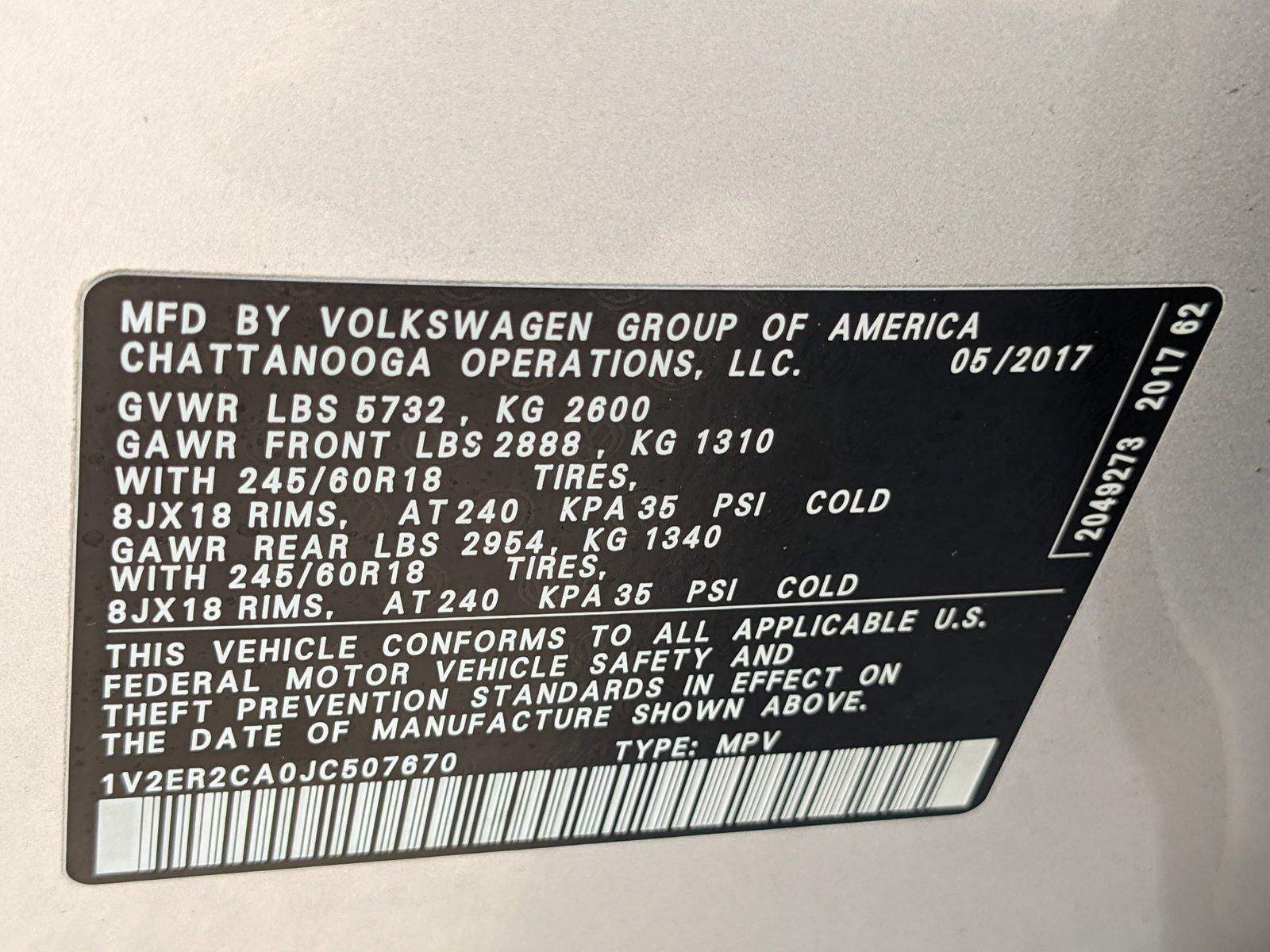 2018 Volkswagen Atlas Vehicle Photo in MIAMI, FL 33172-3015