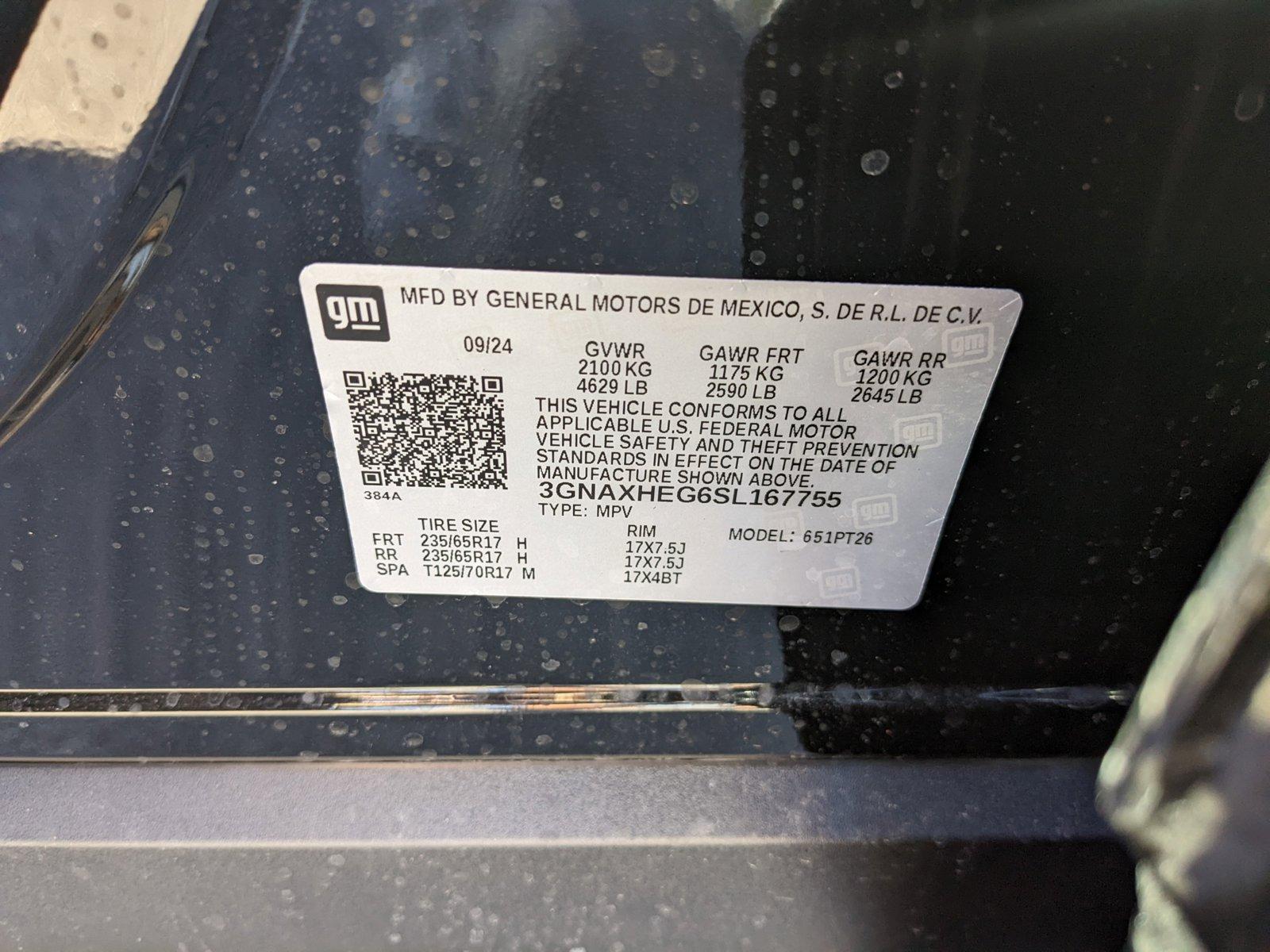 2025 Chevrolet Equinox Vehicle Photo in ORLANDO, FL 32808-7998