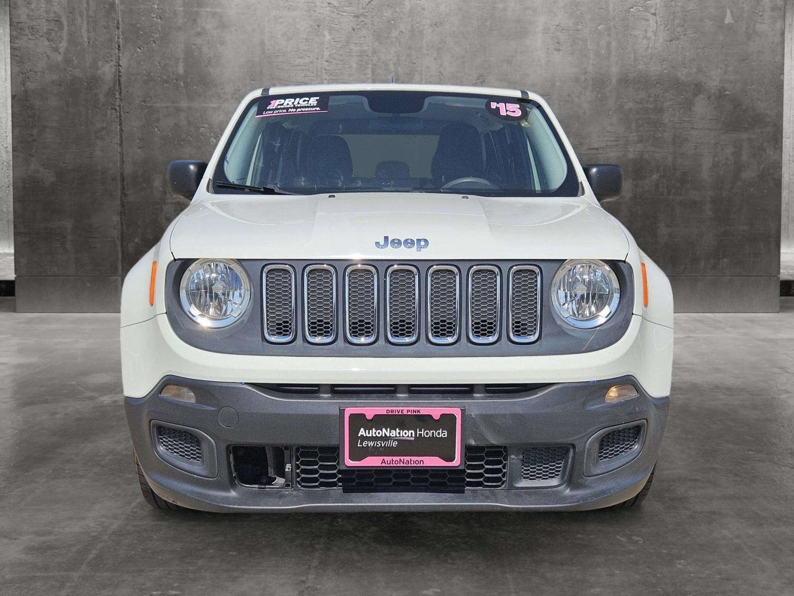 Used 2015 Jeep Renegade Sport with VIN ZACCJAATXFPB23106 for sale in Richland Hills, TX