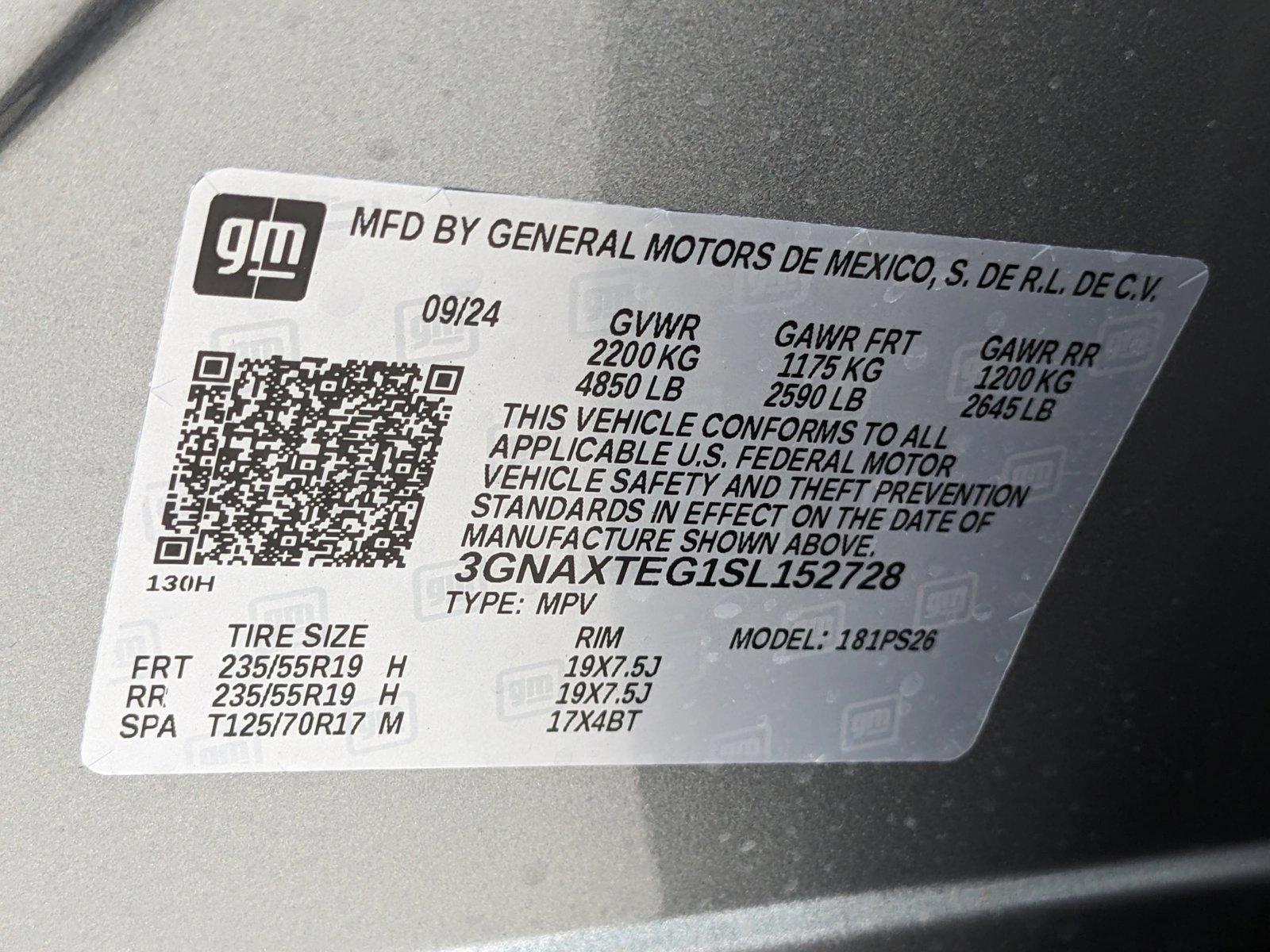 2025 Chevrolet Equinox Vehicle Photo in MIAMI, FL 33172-3015