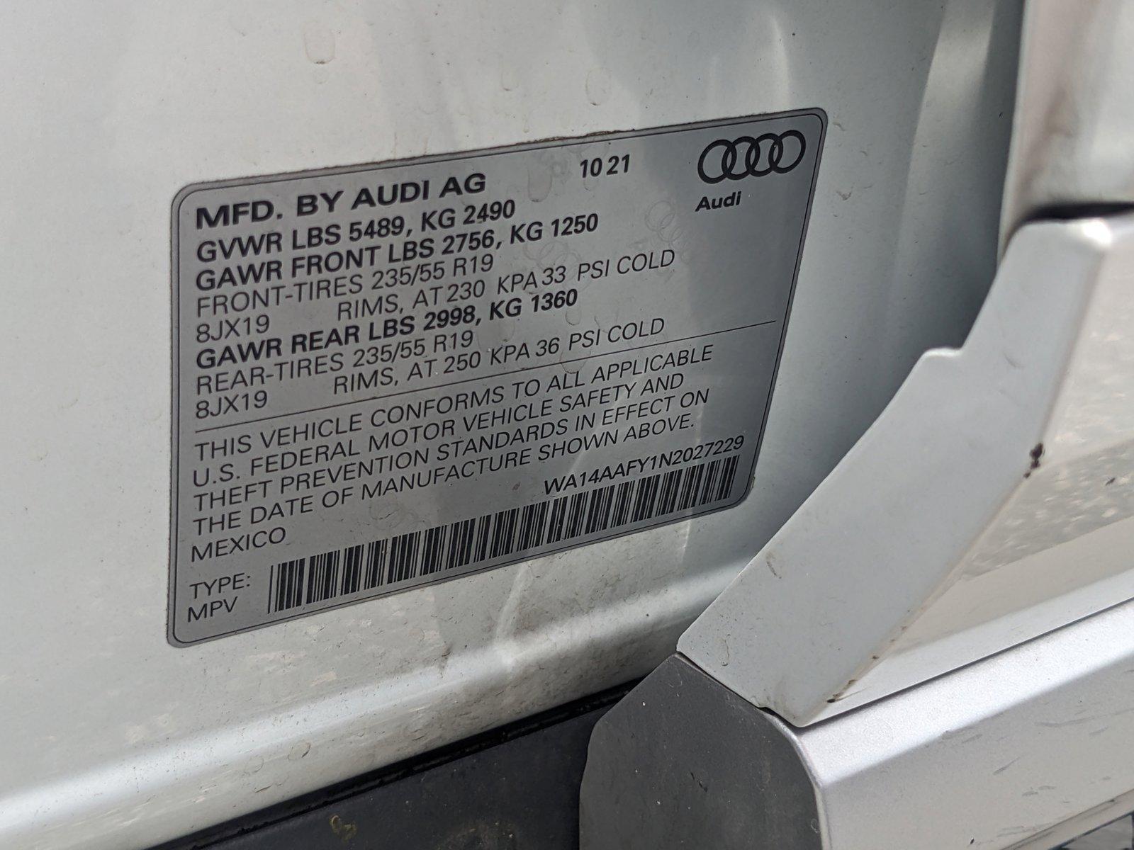 2022 Audi Q5 Sportback Vehicle Photo in Orlando, FL 32811