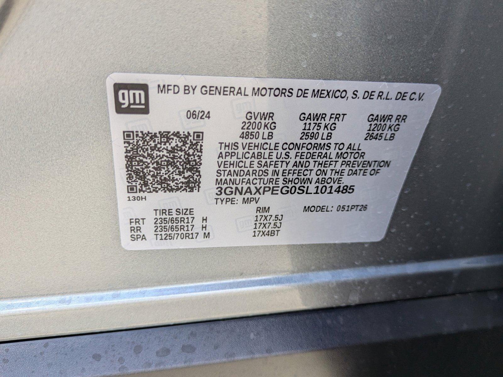 2025 Chevrolet Equinox Vehicle Photo in CORPUS CHRISTI, TX 78416-1100