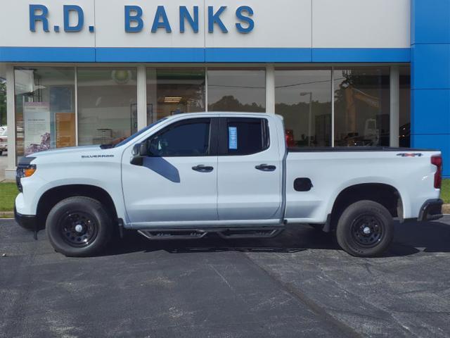 Certified 2024 Chevrolet Silverado 1500 Work Truck with VIN 1GCRDAEK1RZ249461 for sale in Warren, OH