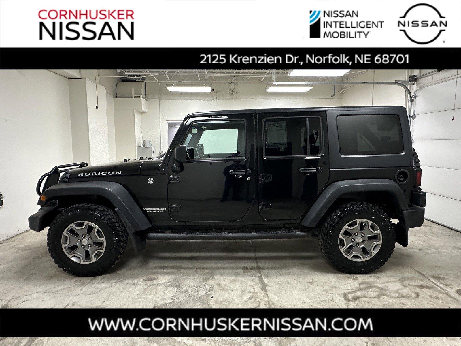 Used 2017 Jeep Wrangler Unlimited Rubicon with VIN 1C4BJWFG8HL517960 for sale in Norfolk, NE