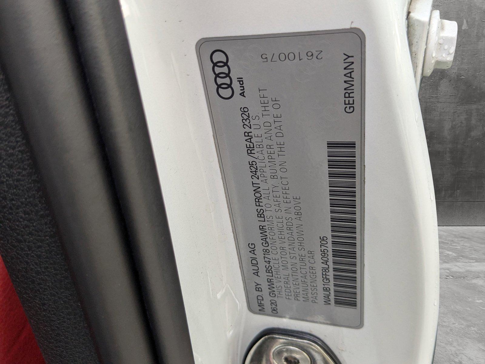 2020 Audi S3 Sedan Vehicle Photo in West Palm Beach, FL 33417