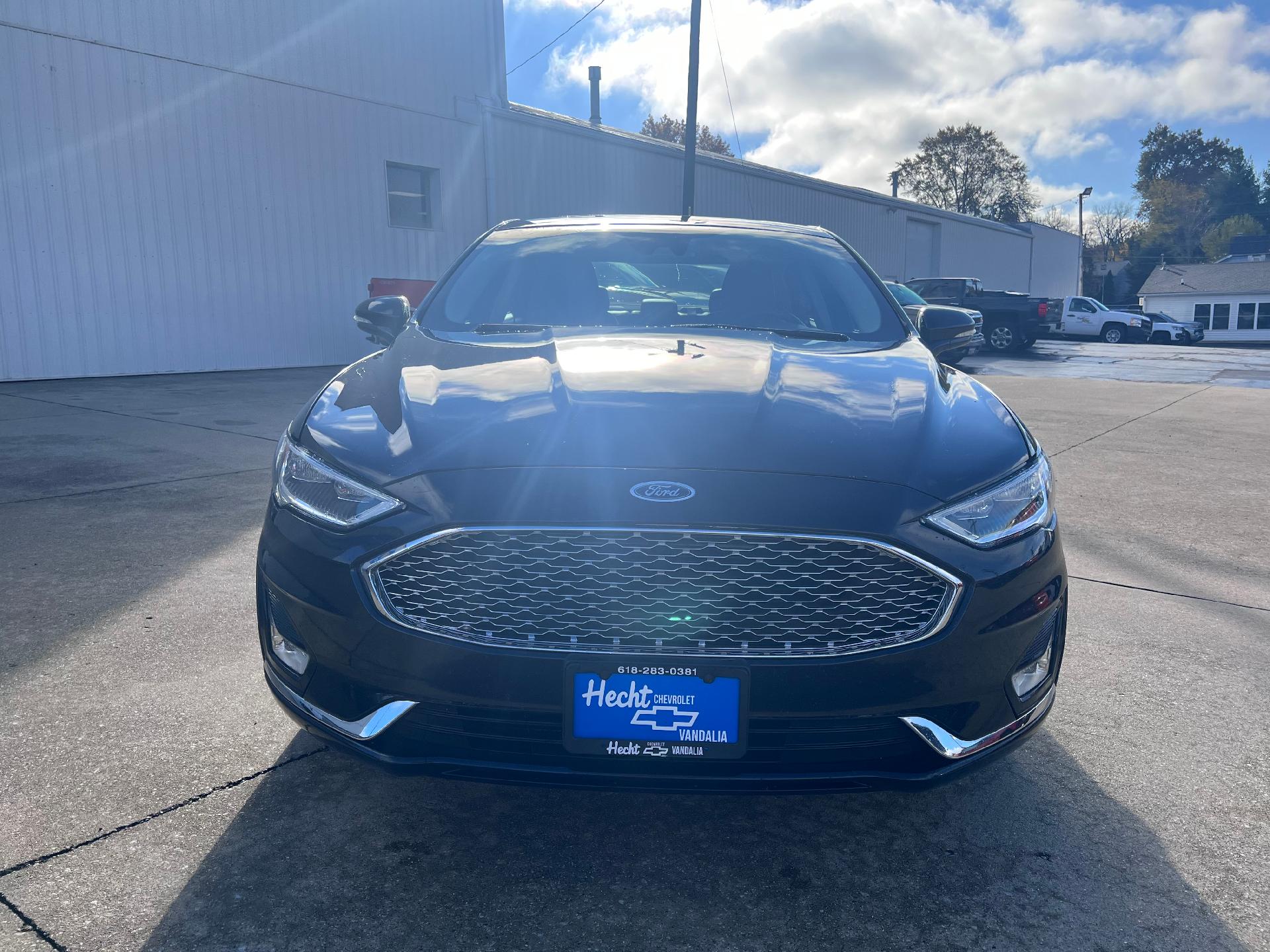 Used 2019 Ford Fusion Titanium with VIN 3FA6P0D97KR139940 for sale in Vandalia, IL