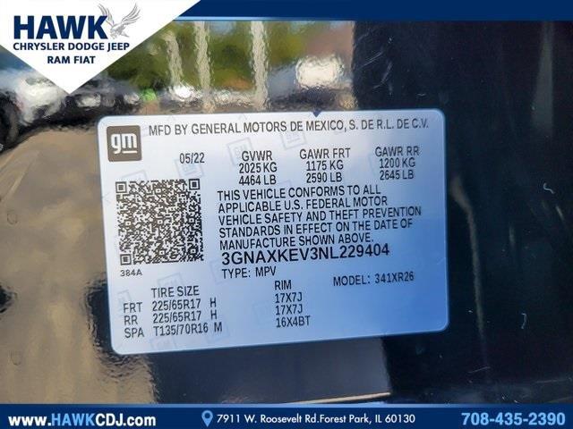 2022 Chevrolet Equinox Vehicle Photo in Plainfield, IL 60586