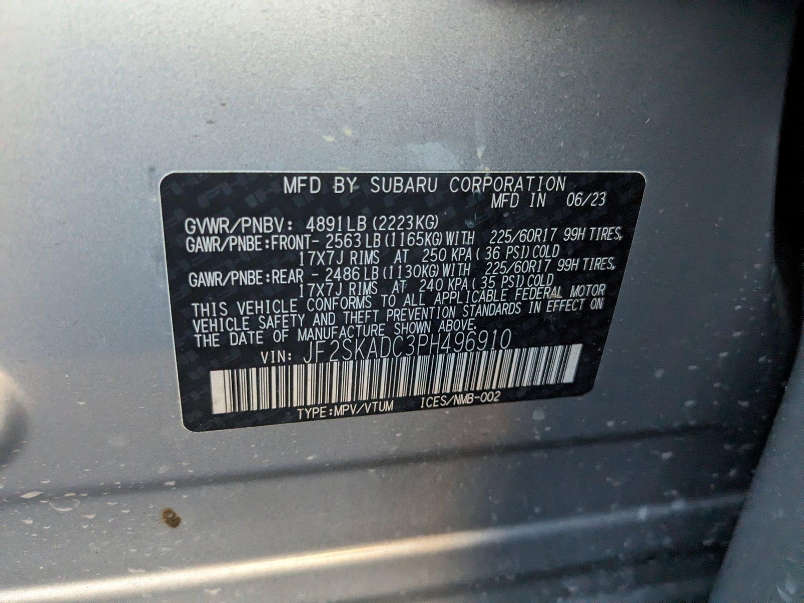 2023 Subaru Forester Vehicle Photo in Sanford, FL 32771