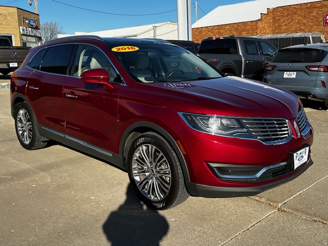 Used 2016 Lincoln MKX Reserve with VIN 2LMTJ8LR2GBL77229 for sale in Sigourney, IA