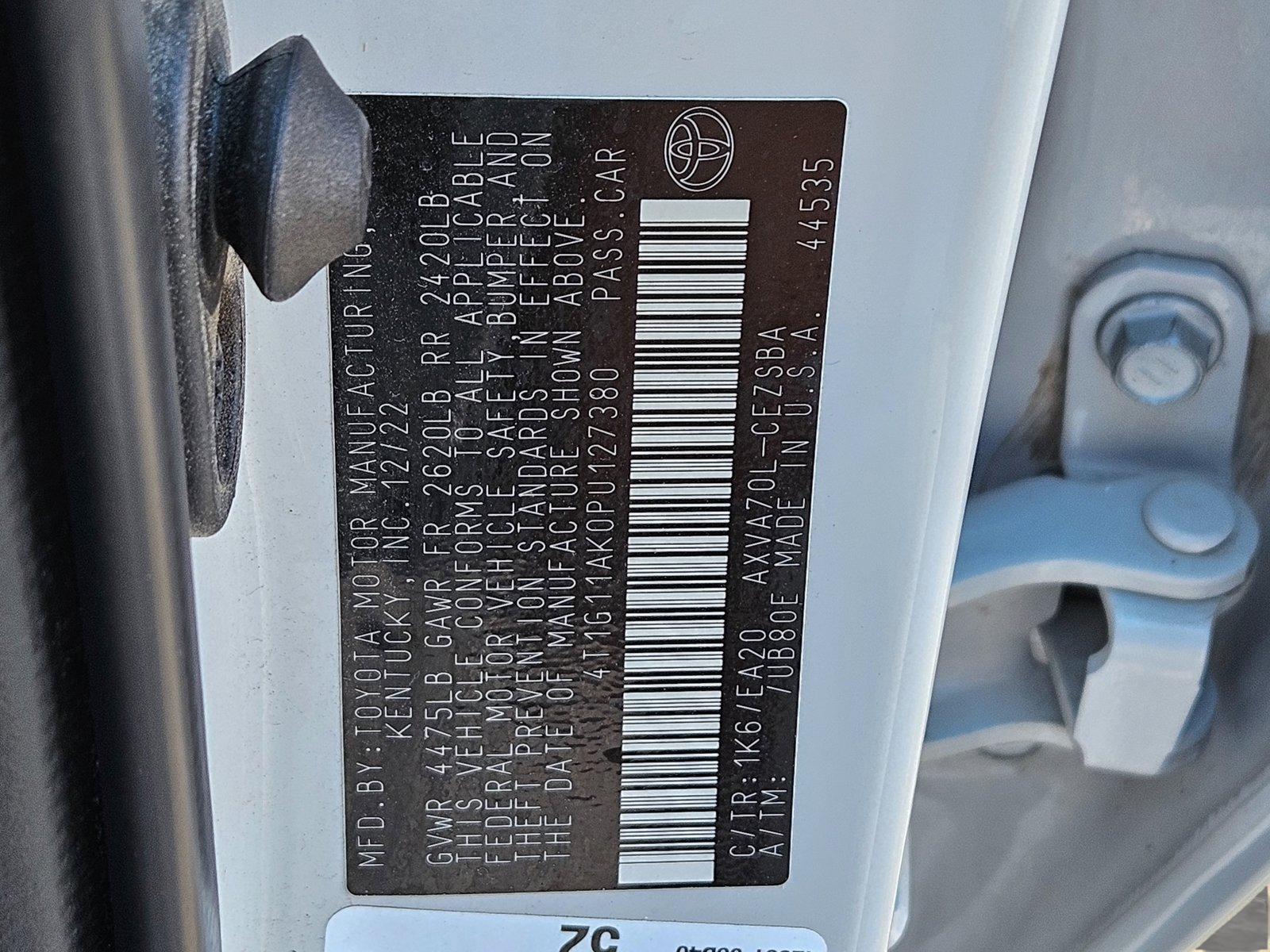 2023 Toyota Camry Vehicle Photo in AMARILLO, TX 79106-1809