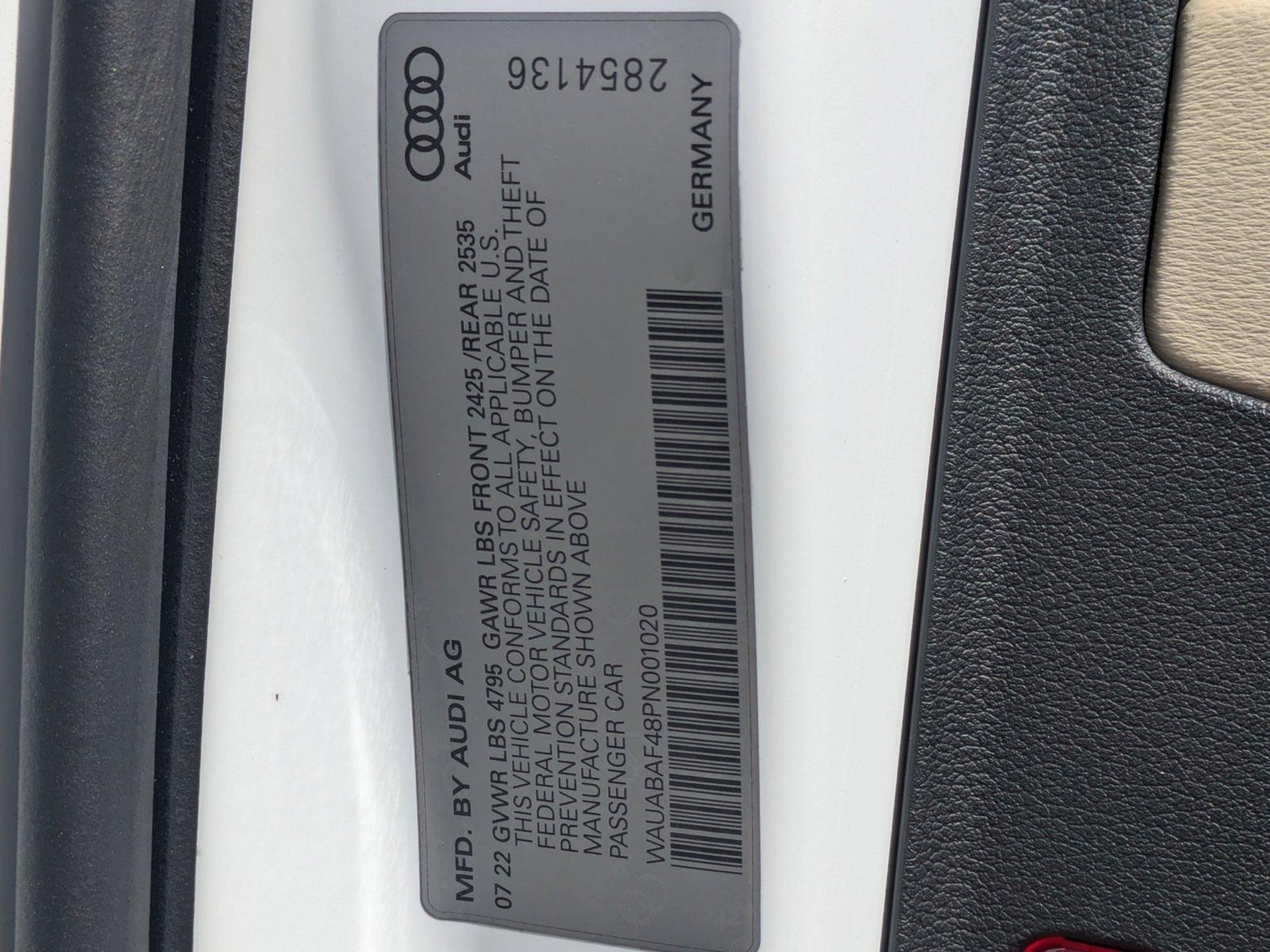 2023 Audi A4 Sedan Vehicle Photo in Sarasota, FL 34231