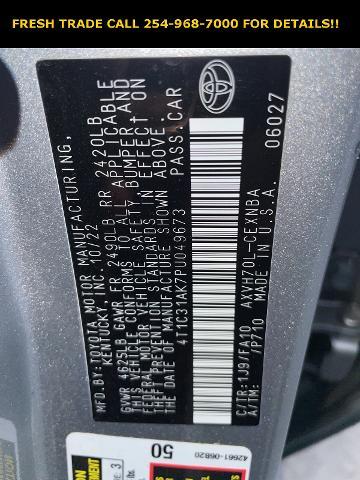 2023 Toyota Camry Vehicle Photo in STEPHENVILLE, TX 76401-3713