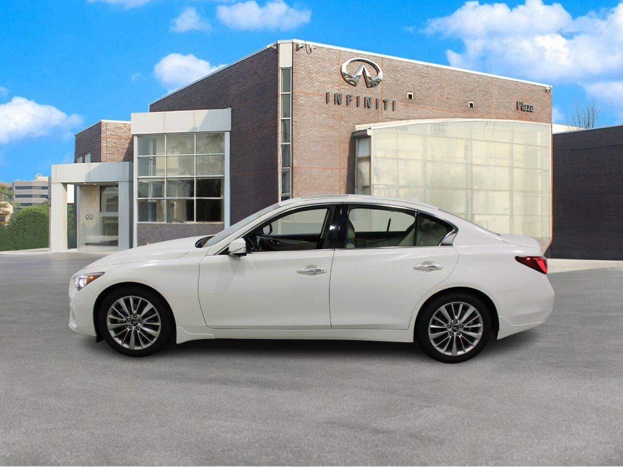 Used 2021 INFINITI Q50 LUXE with VIN JN1EV7BRXMM751586 for sale in Creve Coeur, MO