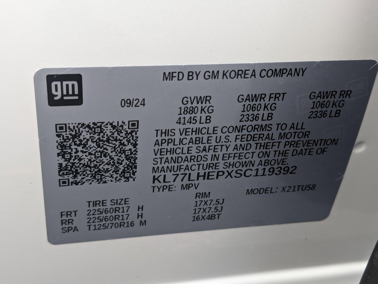 2025 Chevrolet Trax Vehicle Photo in GREENACRES, FL 33463-3207