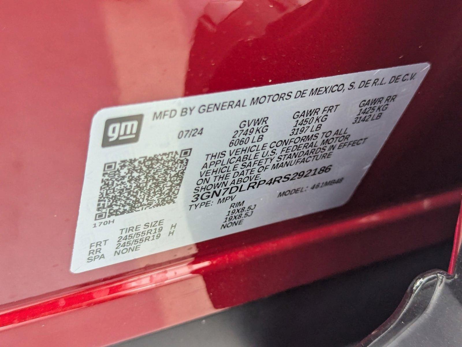 2024 Chevrolet Equinox EV Vehicle Photo in PEMBROKE PINES, FL 33024-6534