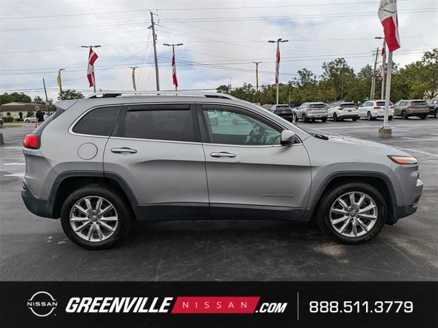 Used 2014 Jeep Cherokee Limited with VIN 1C4PJLDS1EW318691 for sale in Greenville, NC