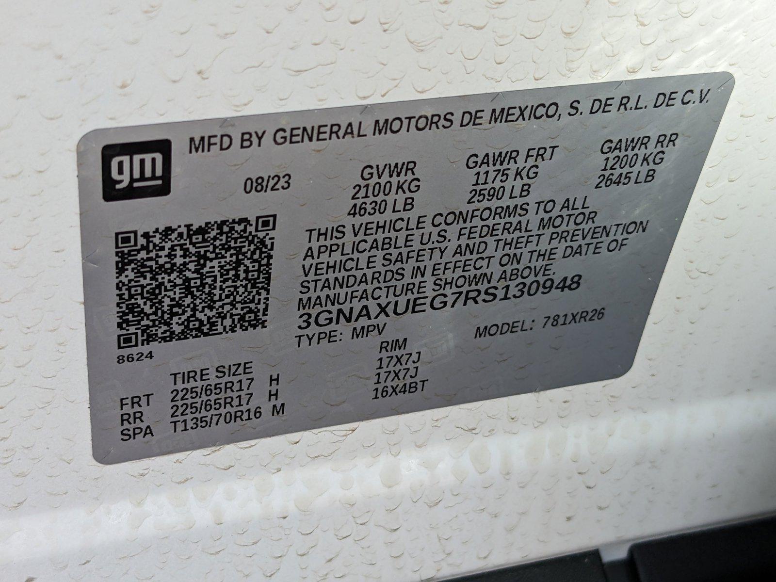 2024 Chevrolet Equinox Vehicle Photo in SPOKANE, WA 99212-2978