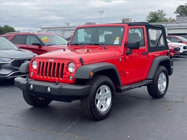 Used 2015 Jeep Wrangler Sport with VIN 1C4AJWAG8FL581612 for sale in Hixson, TN