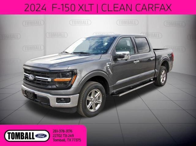 Used 2024 Ford F-150 XLT with VIN 1FTEW3KPXRKD63942 for sale in Tomball, TX