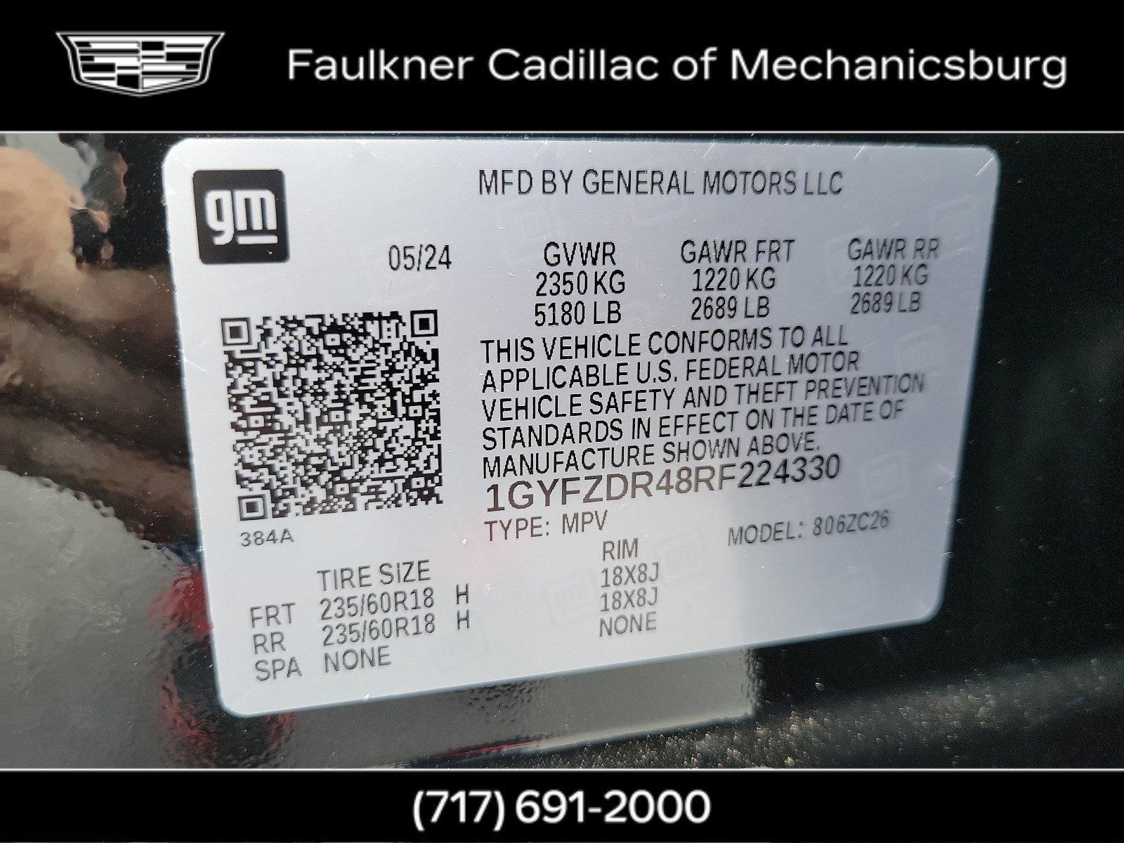 2024 Cadillac XT4 Vehicle Photo in MECHANICSBURG, PA 17050-1707