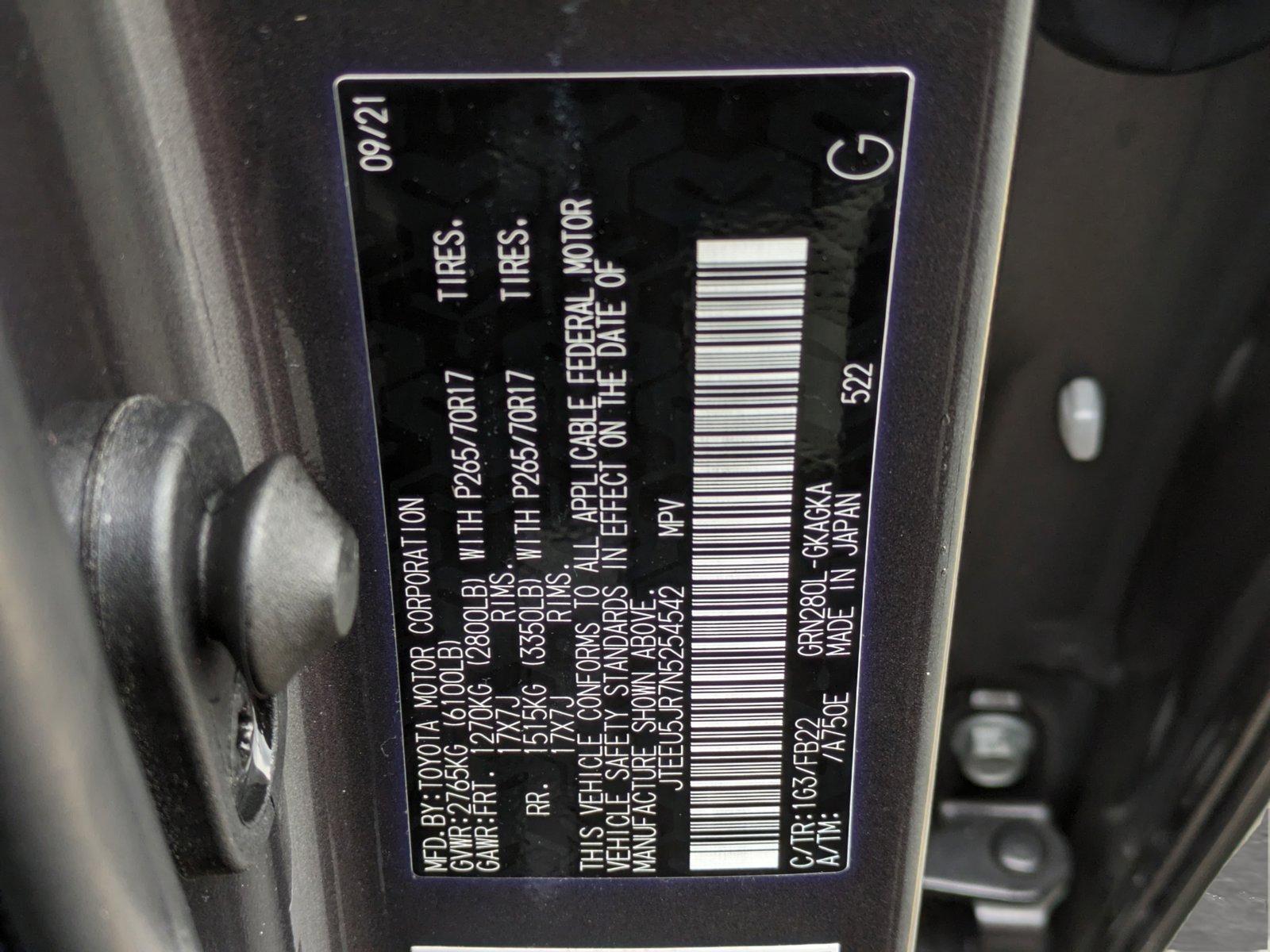 2022 Toyota 4Runner Vehicle Photo in Bethesda, MD 20852