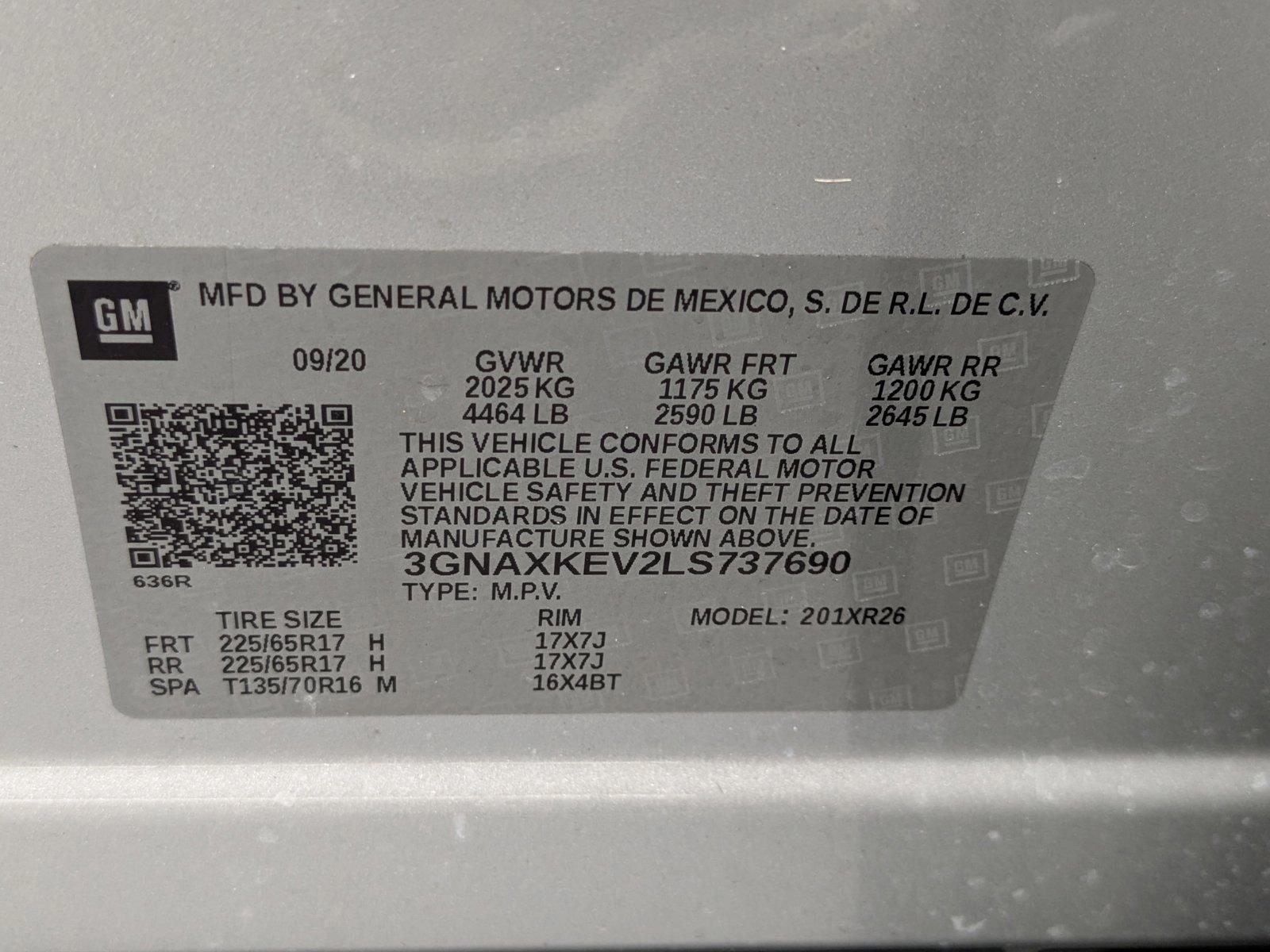 2020 Chevrolet Equinox Vehicle Photo in Miami, FL 33135