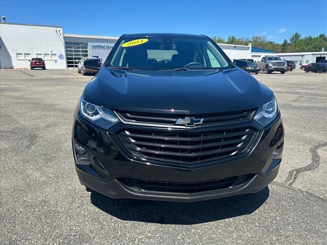 Used 2021 Chevrolet Equinox LT with VIN 3GNAXUEV7ML323635 for sale in Alpena, MI