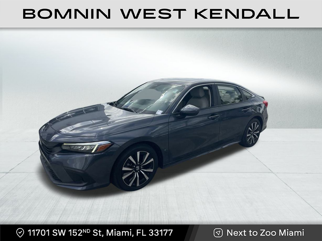 Used 2022 Honda Civic EX with VIN JHMFE1F77NX003819 for sale in Miami, FL