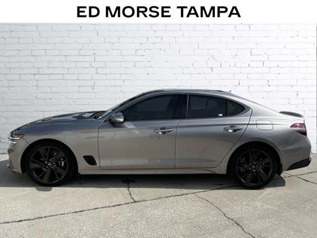 Used 2023 GENESIS G70 Standard with VIN KMTG34TA7PU108184 for sale in Tampa, FL