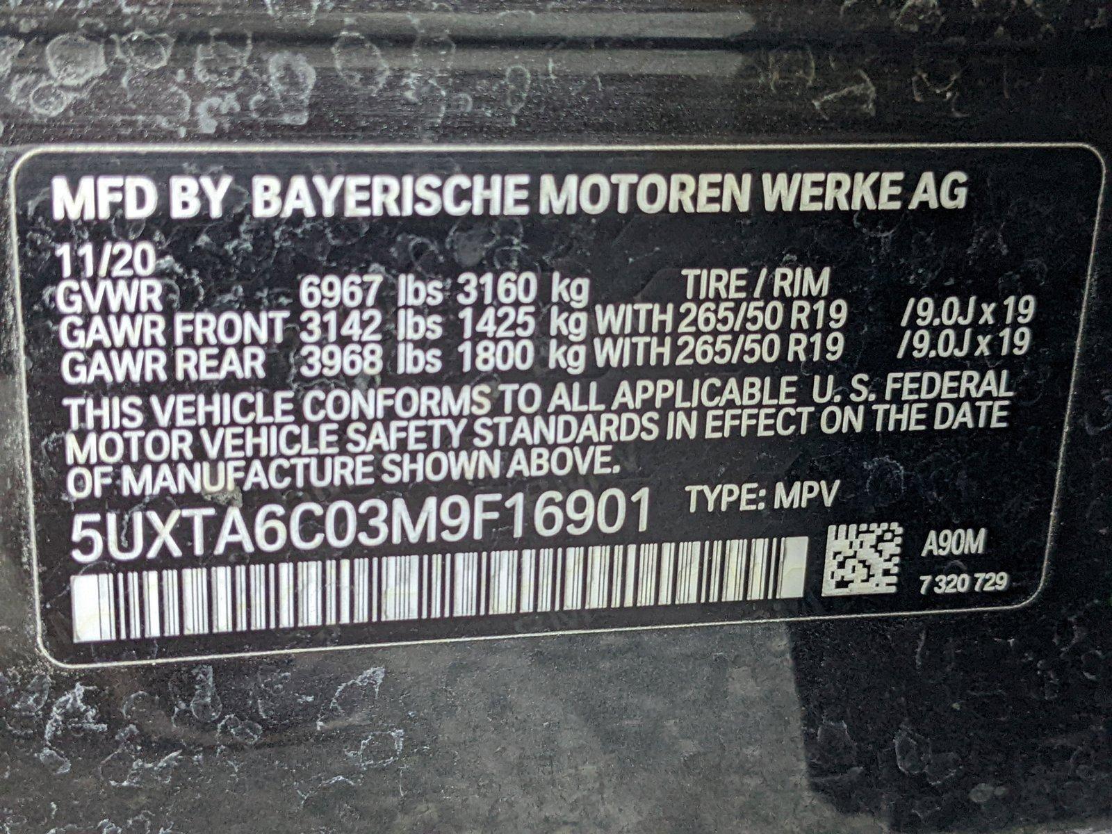 2021 BMW X5 Vehicle Photo in VALENCIA, CA 91355-1705