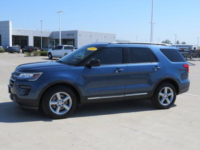 Used 2018 Ford Explorer XLT with VIN 1FM5K7D80JGA79621 for sale in Temple, TX