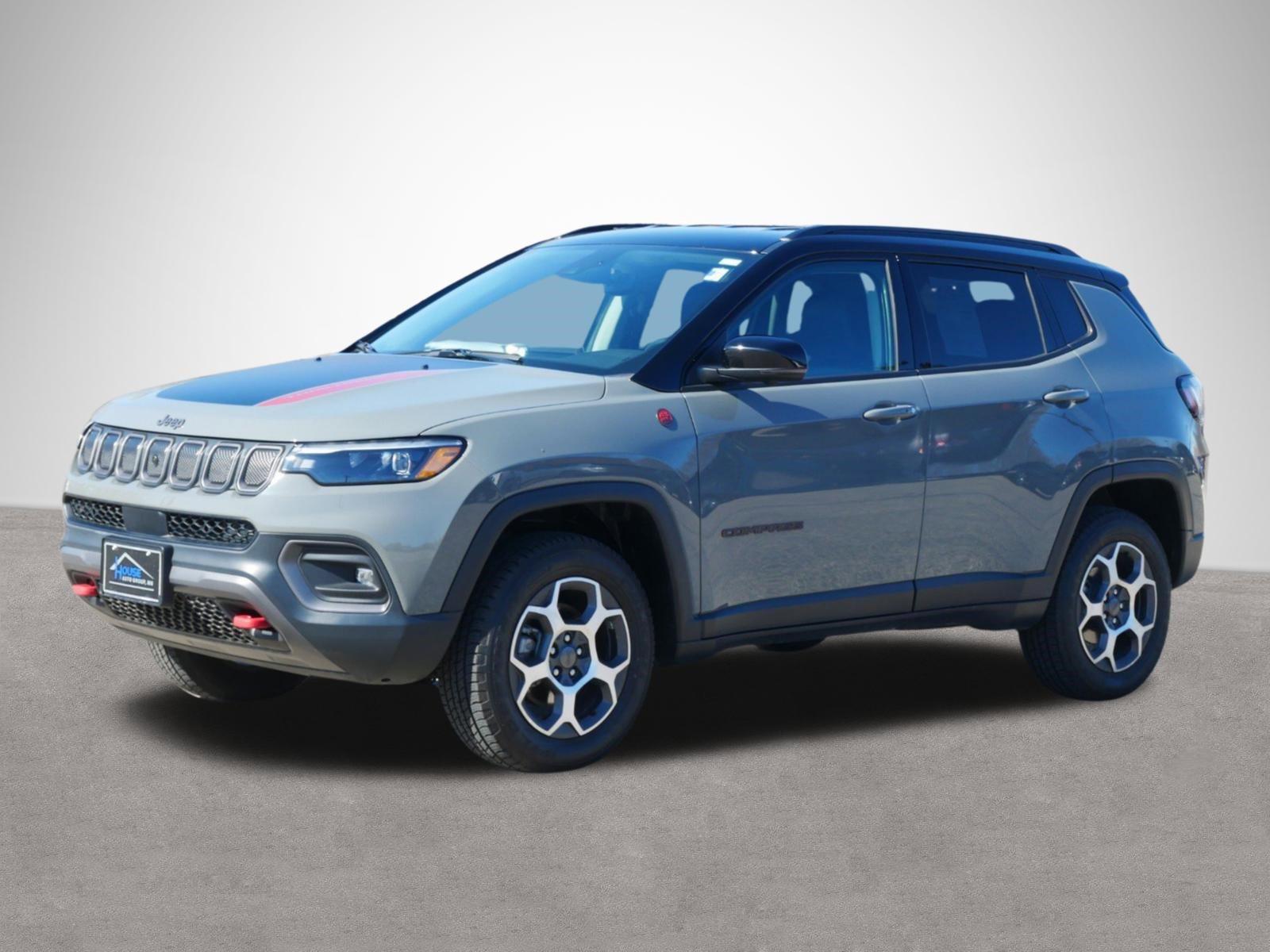 Used 2022 Jeep Compass Trailhawk with VIN 3C4NJDDB4NT193057 for sale in Red Wing, Minnesota