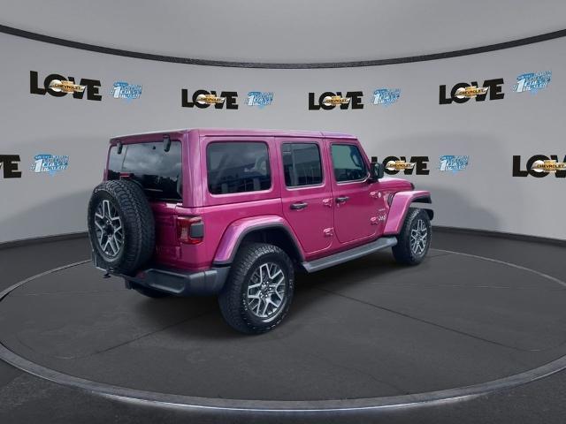 Used 2024 Jeep Wrangler 4-Door Sahara with VIN 1C4PJXEG9RW323189 for sale in Columbia, SC