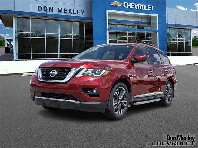 Used 2018 Nissan Pathfinder Platinum with VIN 5N1DR2MN8JC655110 for sale in Clermont, FL