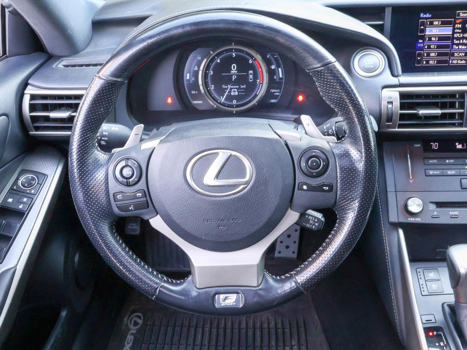 2016 Lexus IS Turbo Vehicle Photo in DALLAS, TX 75209-3095