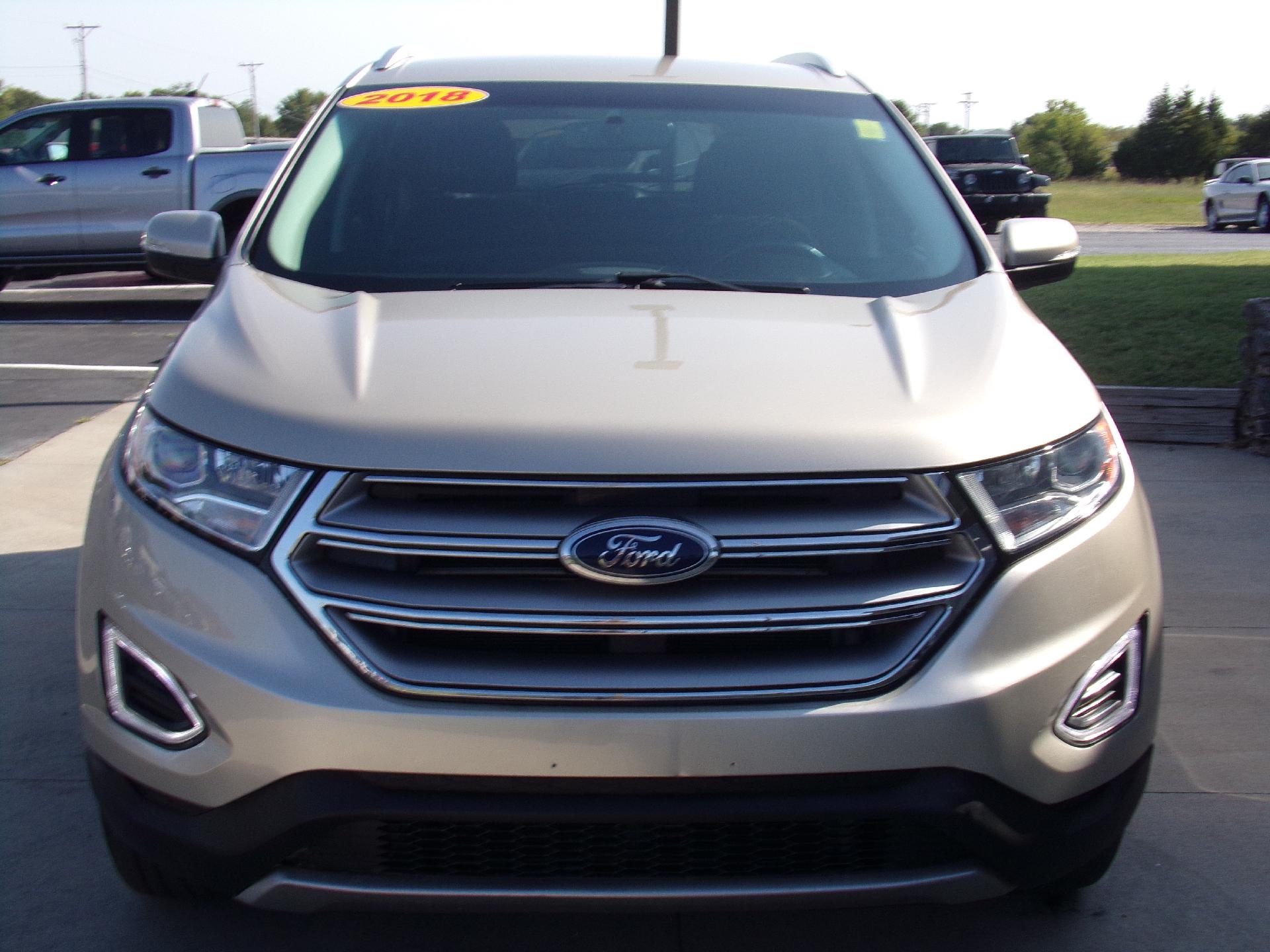 Used 2018 Ford Edge Titanium with VIN 2FMPK3K81JBC55328 for sale in Chanute, KS