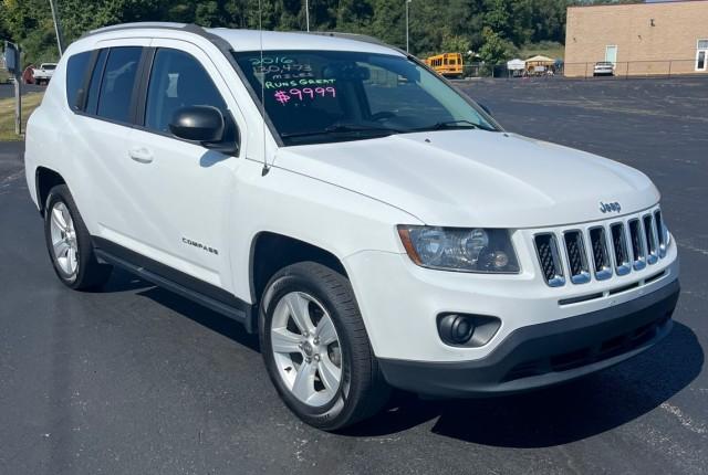 Used 2016 Jeep Compass Sport with VIN 1C4NJCBA6GD573997 for sale in Hillsboro, OH