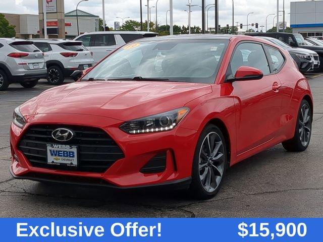 Used 2019 Hyundai Veloster Premium with VIN KMHTG6AF6KU009033 for sale in Oak Lawn, IL