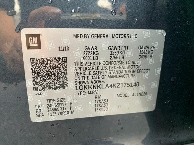 2019 GMC Acadia Vehicle Photo in APPLETON, WI 54914-4656