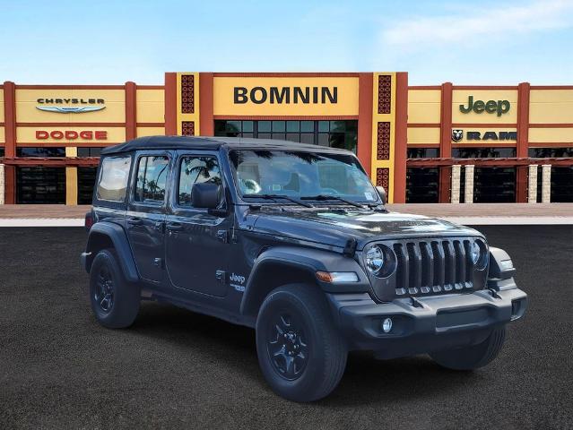 Used 2020 Jeep Wrangler Unlimited Sport with VIN 1C4HJXDN6LW342049 for sale in Miami, FL