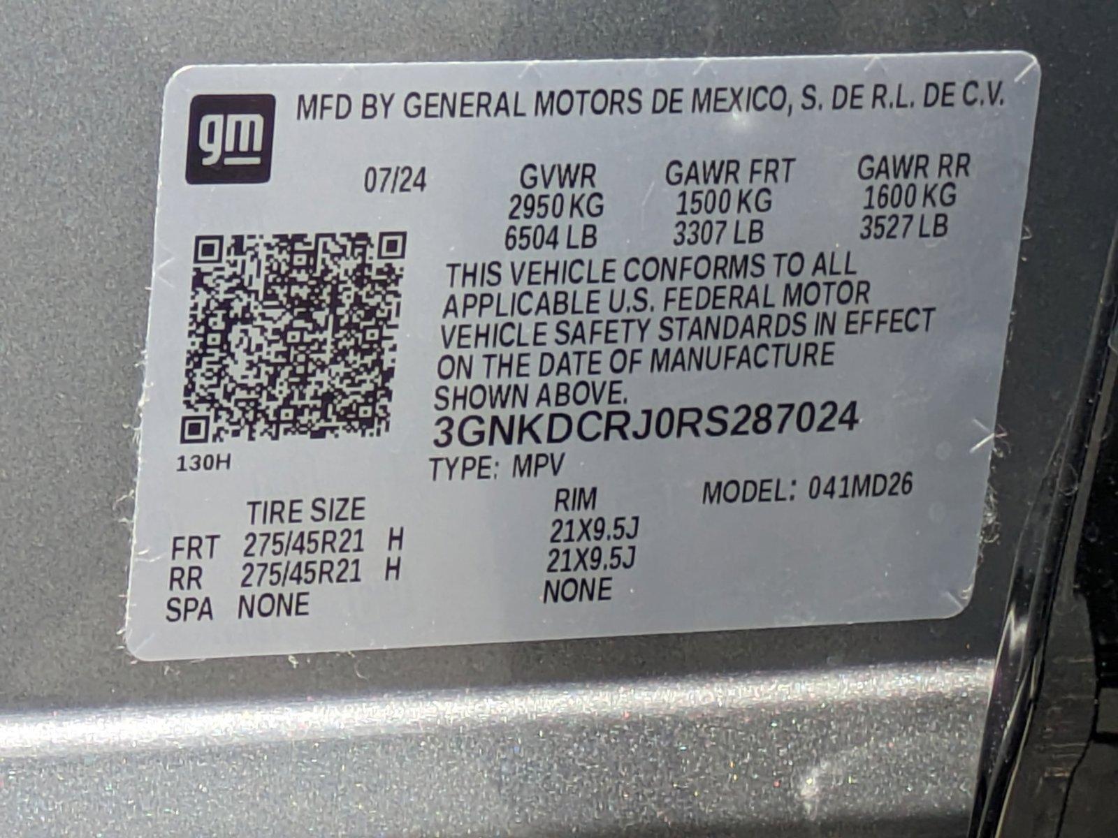 2024 Chevrolet Blazer EV Vehicle Photo in CLEARWATER, FL 33764-7163