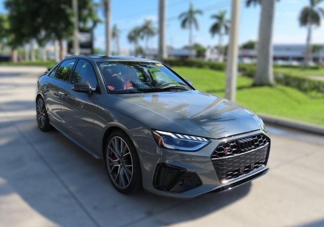 2022 Audi S4 Sedan Vehicle Photo in DELRAY BEACH, FL 33483-3294