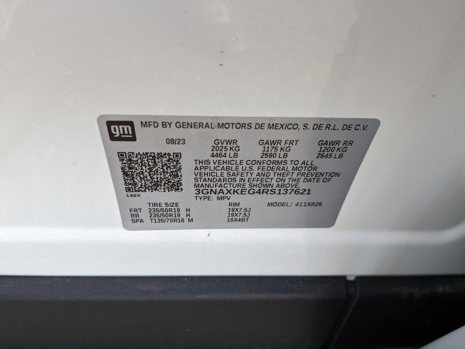 2024 Chevrolet Equinox Vehicle Photo in ORLANDO, FL 32808-7998