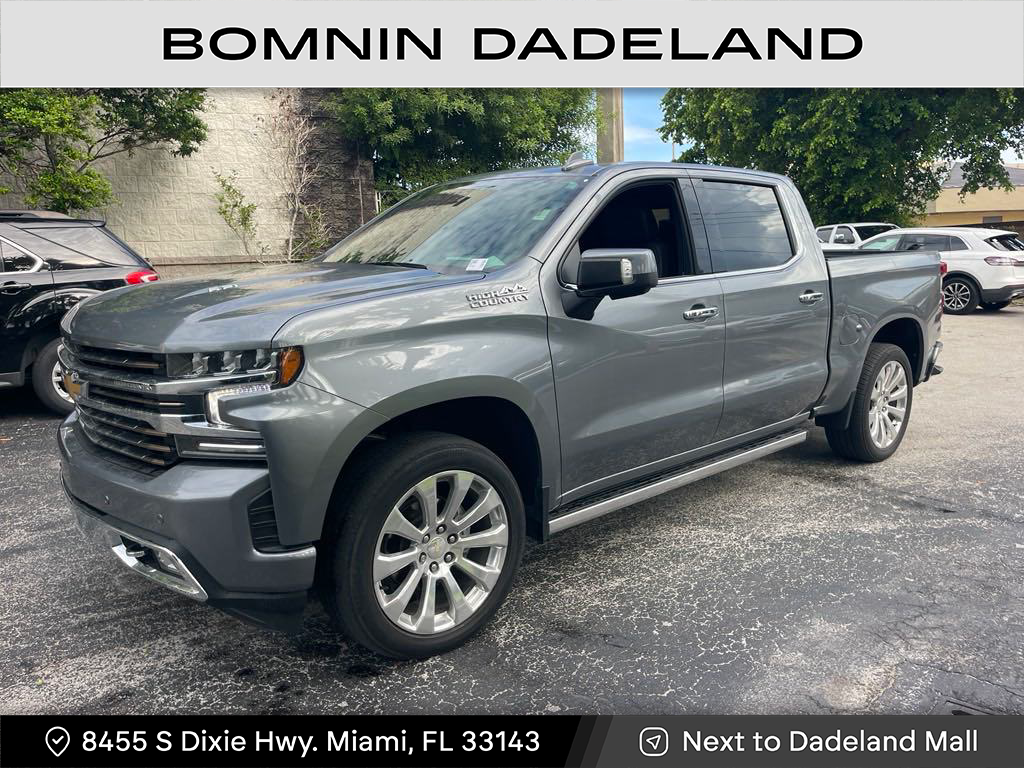 Used 2022 Chevrolet Silverado 1500 Limited High Country with VIN 1GCUYHEL9NZ181565 for sale in Miami, FL