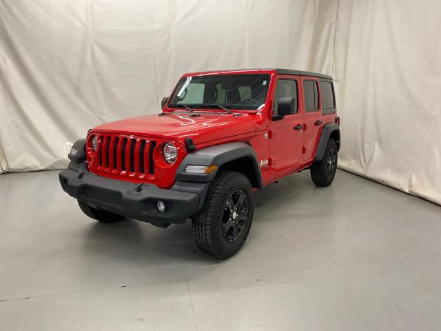 Used 2020 Jeep Wrangler Unlimited Sport S with VIN 1C4HJXDN1LW257376 for sale in Fremont, MI