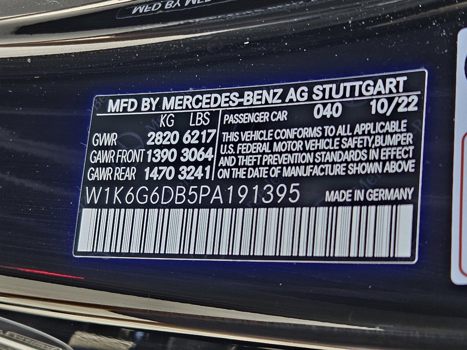 2023 Mercedes-Benz S-Class Vehicle Photo in Fort Lauderdale, FL 33316