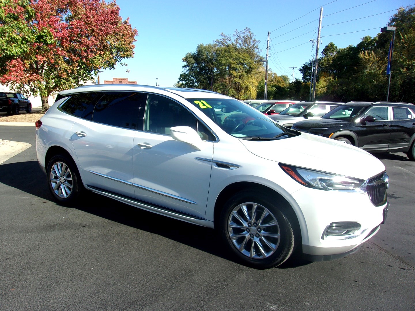 Used 2021 Buick Enclave Premium with VIN 5GAEVBKW6MJ154492 for sale in Kansas City