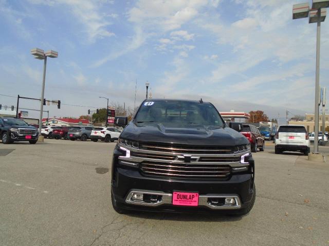 Used 2021 Chevrolet Silverado 1500 High Country with VIN 1GCUYHED2MZ125202 for sale in Independence, IA